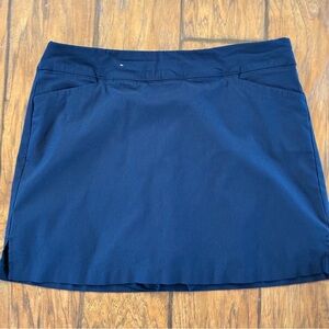Lady Hagen Navy Golf Skort Pockets Preppy Collegiate Sporty Stretch Minimalist